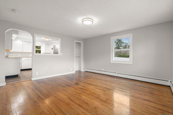 Empty room, Interior, Kitchen, Wood Texture Flooring