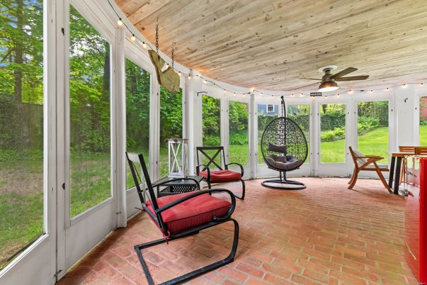 Interior, Sun Room, Wooden Ceilings