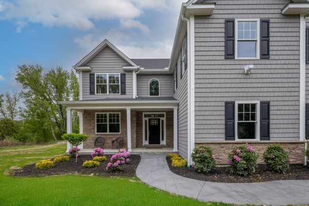 Exterior, Facade, Brick Traditional