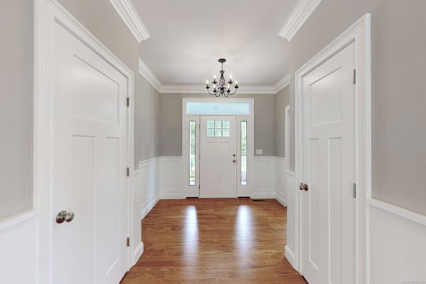 Chandelier, Interior, Wood Texture Flooring
