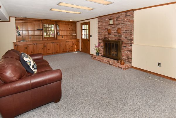 Fireplace, Interior, Living room, Stone Walls, Wooden Walls