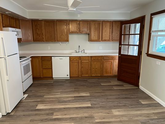 Interior, Kitchen, Wood Texture Flooring