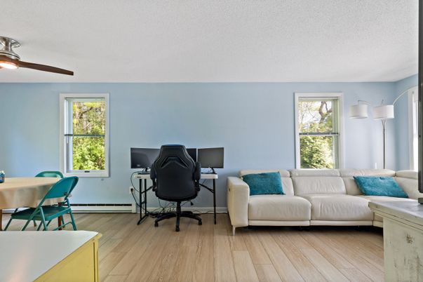 Home Office, Interior, Wood Texture Flooring