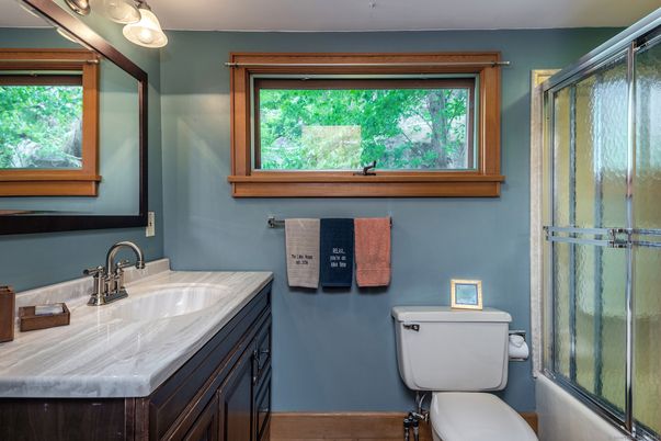 Bathroom, Glass Shower, Interior