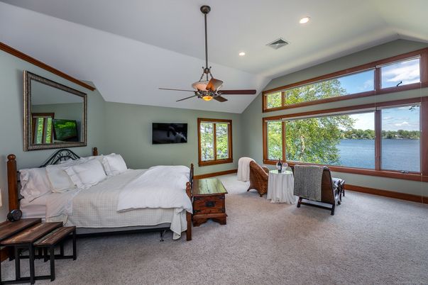 Bedroom, Interior, Recessed Lighting, Water