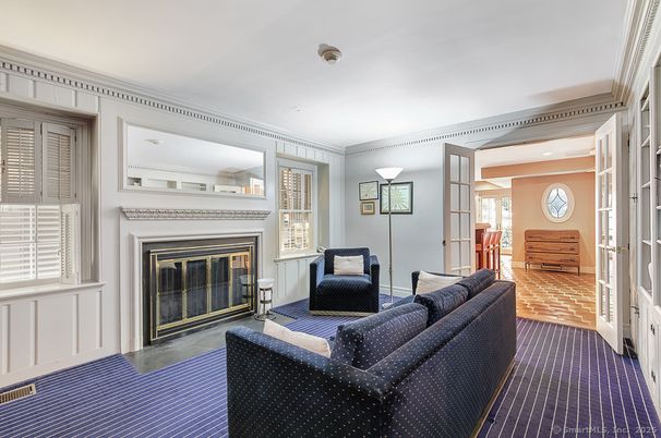 Fireplace, Interior, Living room, Recessed Lighting