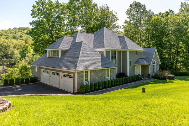 Attached, Backyard, Exterior, Facade, French Provincial