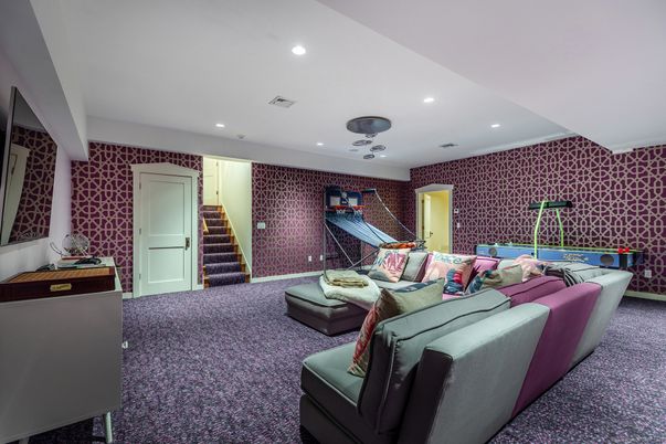 Interior, Living room, Recessed Lighting