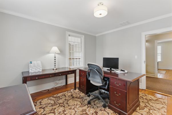 Home Office, Interior, Wood Texture Flooring