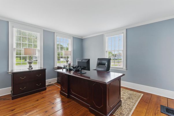 Home Office, Interior, Wood Texture Flooring