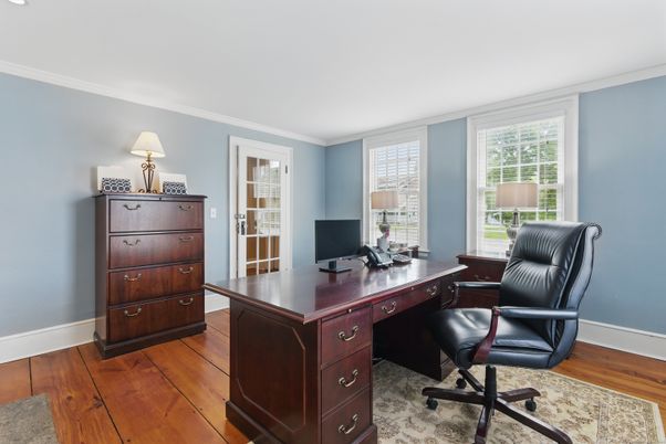 Home Office, Interior, Wood Texture Flooring