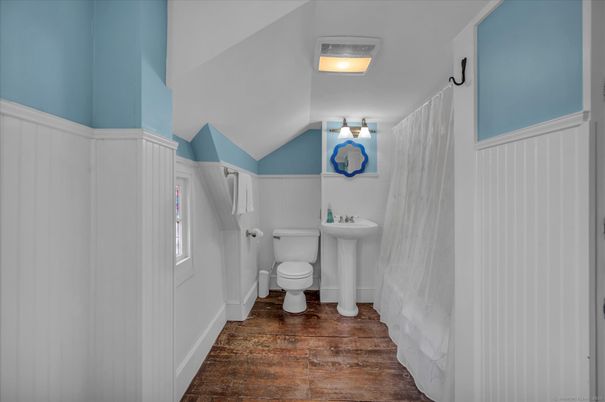 Bathroom, Interior, Wood Texture Flooring