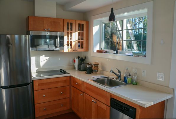 Interior, Kitchen, Pendant Lights, Stainless Steel Appliances