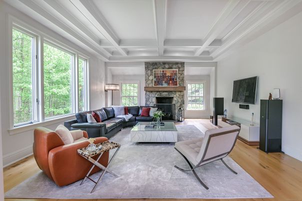 Fireplace, Interior, Living room, Wood Texture Flooring