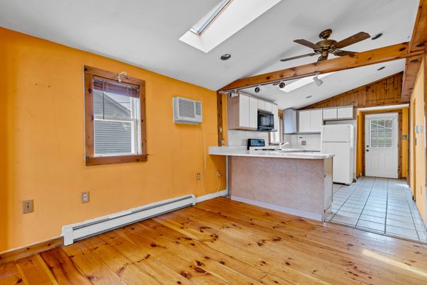 Interior, Kitchen, Wood Texture Flooring