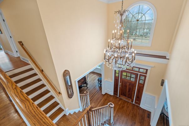 Chandelier, Interior, Wood Texture Flooring
