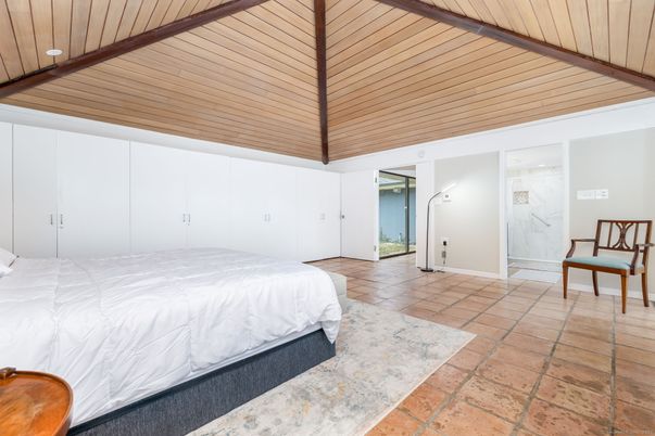 Bedroom, Interior, Wooden Beams, Wooden Ceilings