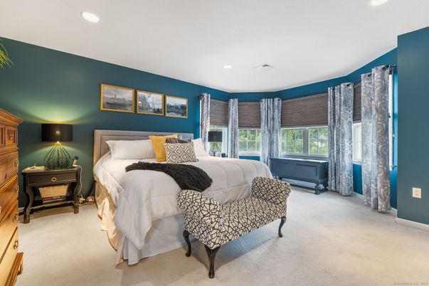 Bedroom, Interior, Recessed Lighting