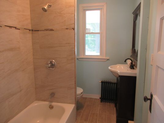 Bathroom, Interior, Wood Texture Flooring