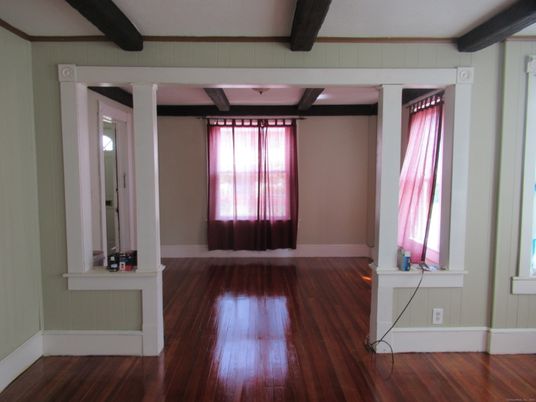 Empty room, Interior, Wooden Beams, Wood Texture Flooring