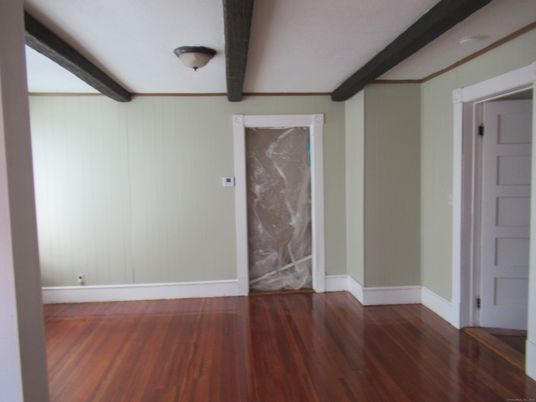Empty room, Interior, Wooden Beams, Wood Texture Flooring