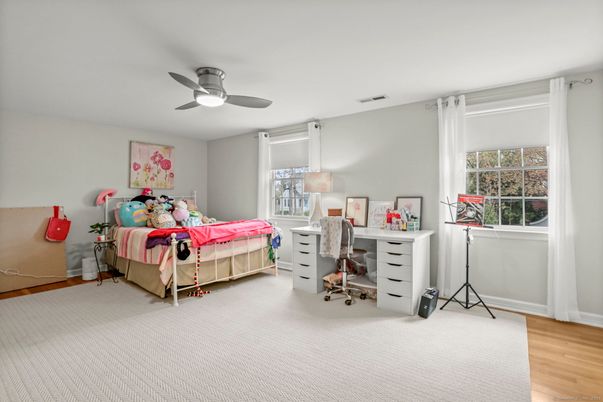 Bedroom, Home Office, Interior, Wood Texture Flooring