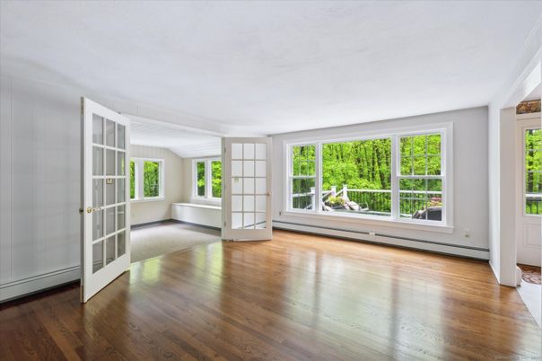 Empty room, Interior, Wood Texture Flooring