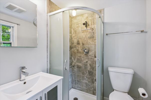 Bathroom, Glass Shower, Interior