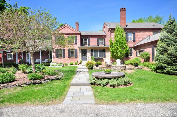 Exterior, Facade, Brick Facade, Tudor Revival