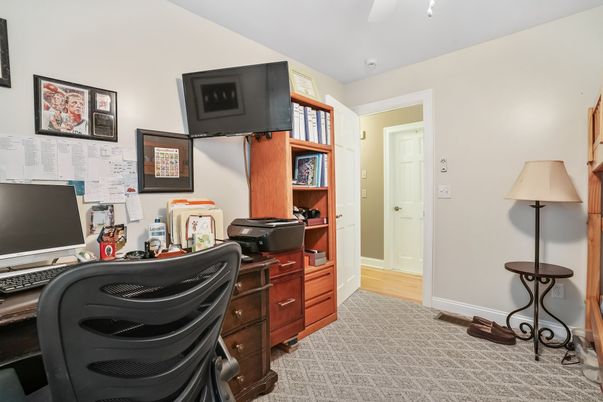 Home Office, Interior, Wood Texture Flooring