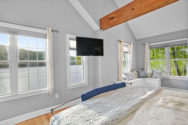 Bedroom, Interior, Wooden Beams, Wood Texture Flooring