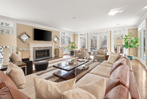 Fireplace, Interior, Living room, Recessed Lighting