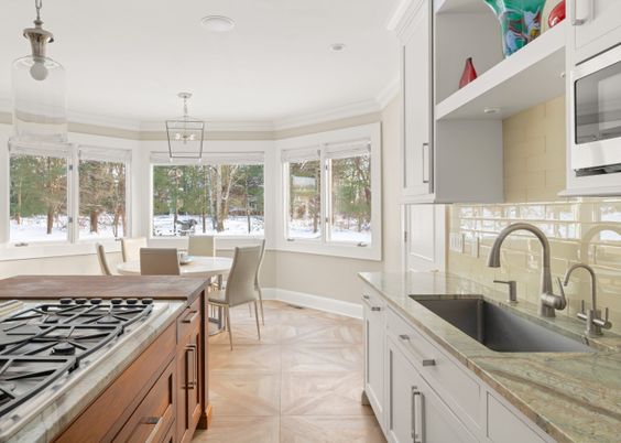 Dining room, Interior, Kitchen, Pendant Lights