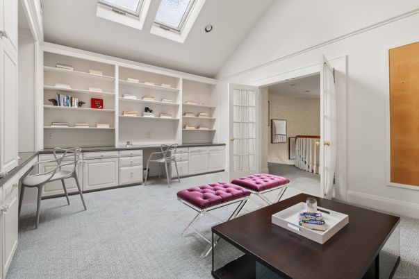 Home Office, Interior, Recessed Lighting