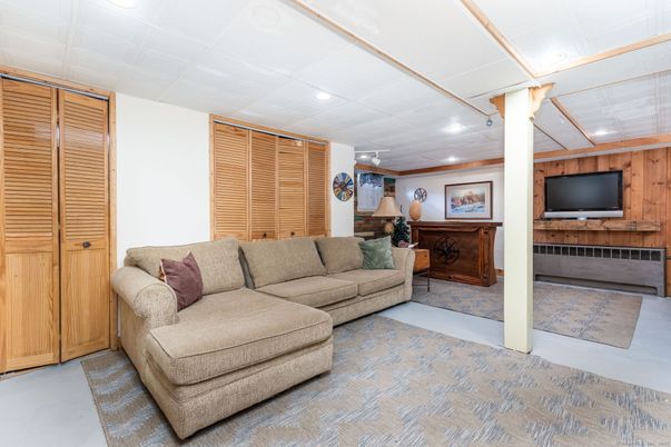 Interior, Living room, Recessed Lighting