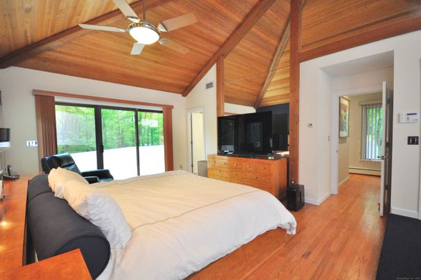 Bedroom, Interior, Wooden Beams, Wooden Ceilings, Wood Texture Flooring