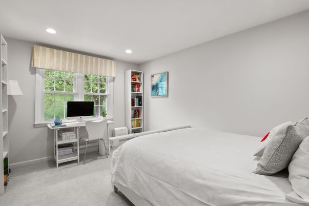 Bedroom, Home Office, Interior, Recessed Lighting