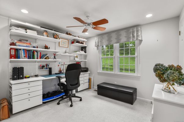 Home Office, Interior, Recessed Lighting