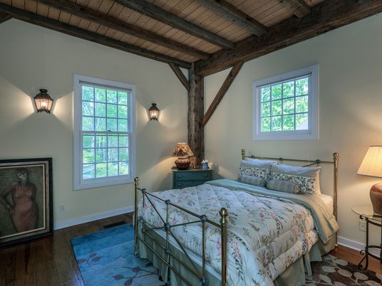 Bedroom, Interior, Wooden Beams, Wooden Ceilings, Wood Texture Flooring