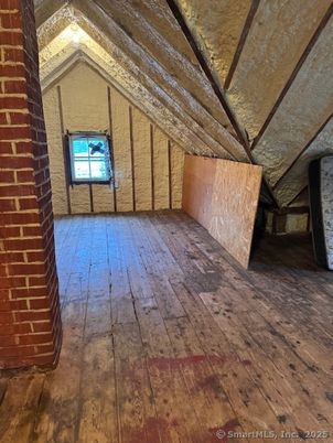 Empty room, Interior, Stone Walls, Wooden Beams, Wooden Ceilings, Wood Texture Flooring