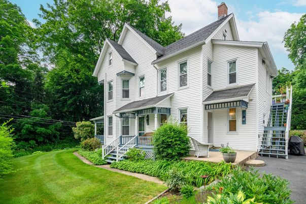Backyard, Exterior, Facade, Queen Anne Victorian