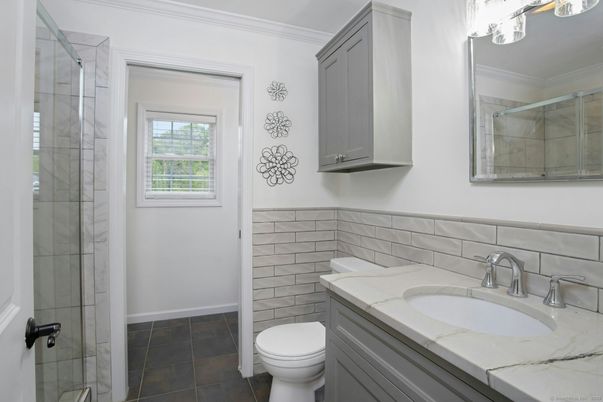 Bathroom, Glass Shower, Interior