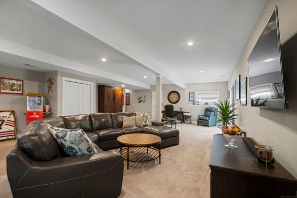 Interior, Living room, Recessed Lighting