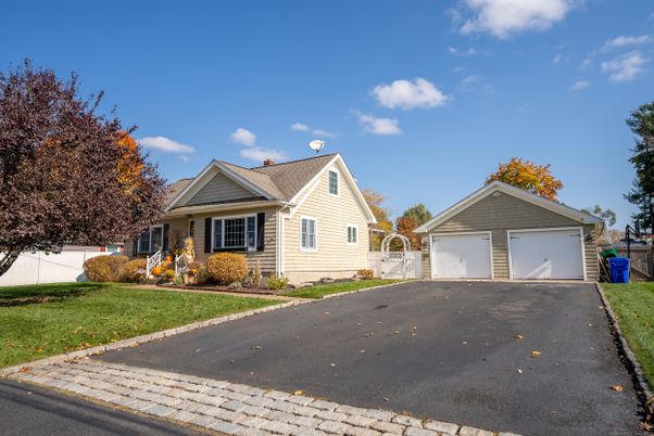 Detached Garage, Exterior, Facade, Ranch