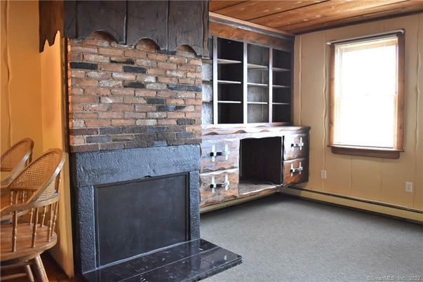 Fireplace, Interior, Stone Walls