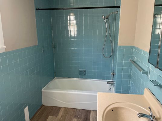 Bathroom, Interior, Wood Texture Flooring
