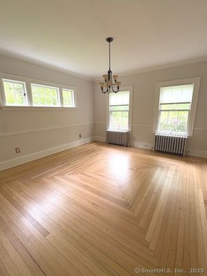 Chandelier, Empty room, Interior, Wood Texture Flooring