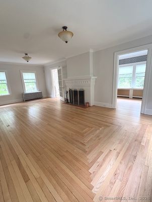 Empty room, Fireplace, Interior, Wood Texture Flooring