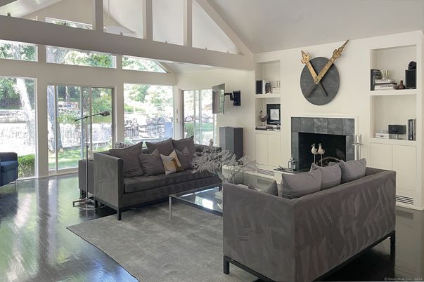 Fireplace, Interior, Living room, Wood Texture Flooring