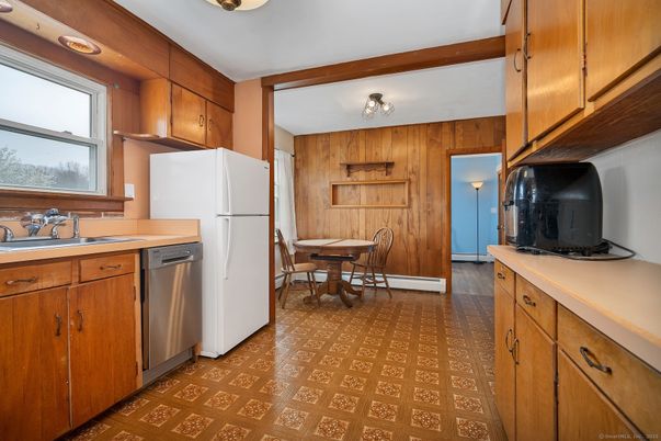 Dining room, Interior, Kitchen, Wood Texture Flooring, Wooden Walls